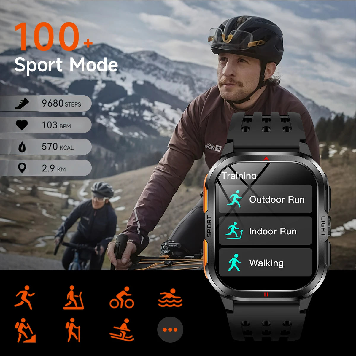 Đồng Hồ Thông Minh Nam 2025 2.01 HD, Gọi Bluetooth