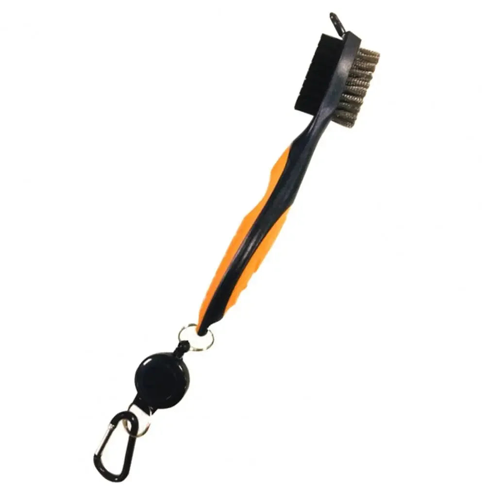 Convenient Multi-Function Dual-Head Golf Club Cleaning Brush