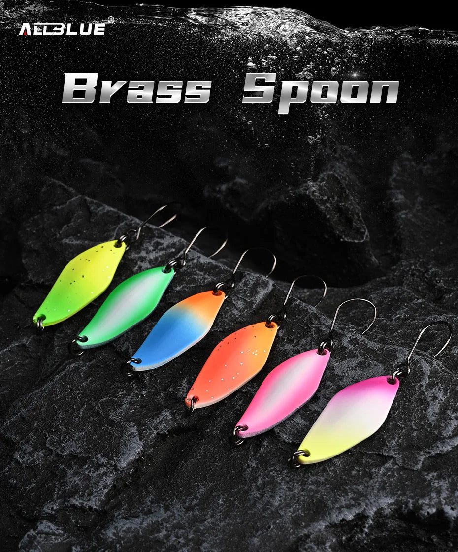 Mồi Câu ALLBLUE 2.4g Kim Loại Màu Sắc Cho Cá Hồi