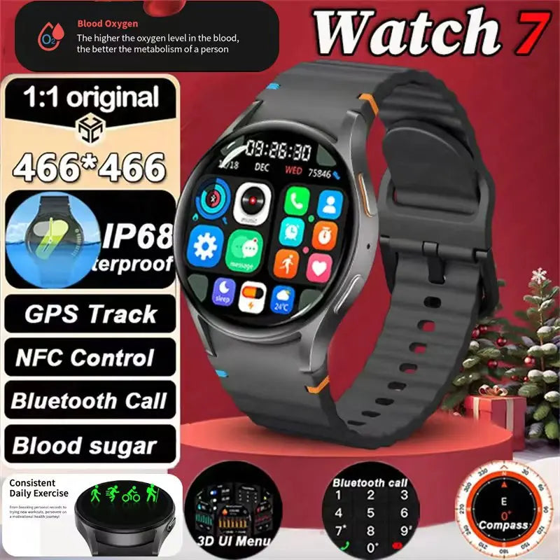 Smartwatch 2025 Chống Nước, Cảm Ứng Siêu Việt