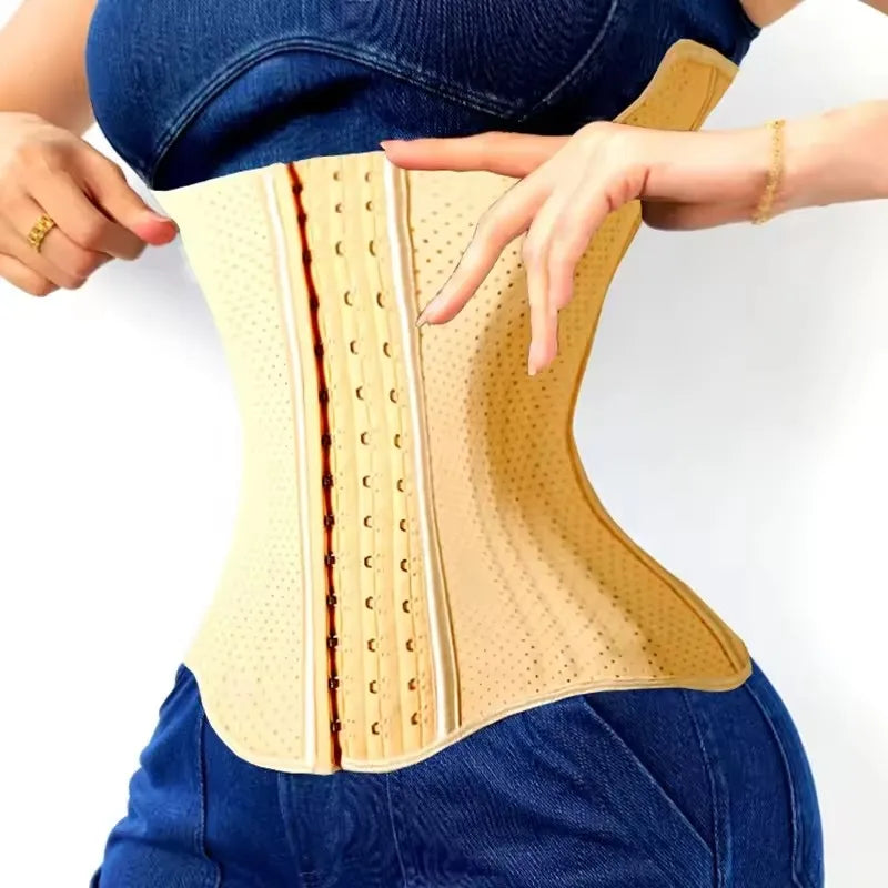 Áo Nịt Bụng Cao Cấp 5XS-4XS 25 Xương Thép Fajas Latex - Daisan Mart
