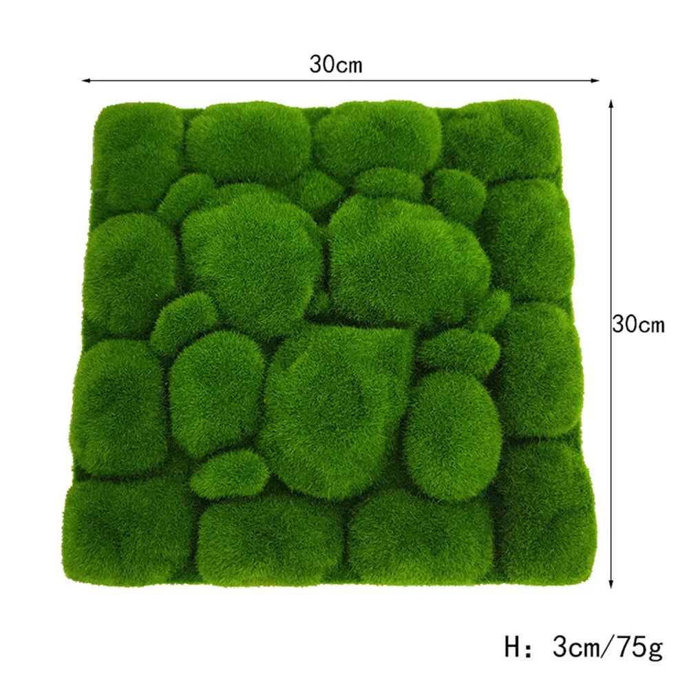 Artificial Moss Panels for Wall Decoration, Stone, Garden Landscape