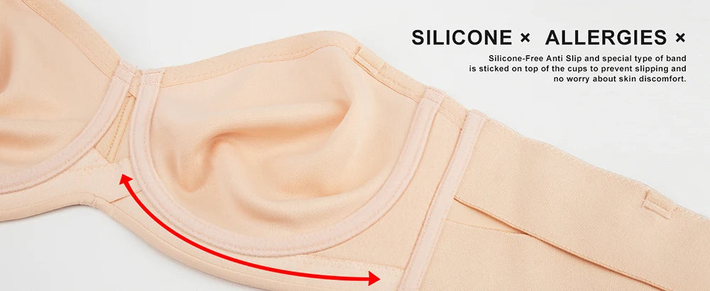 Wireless Push Up Bra For Women Big Size