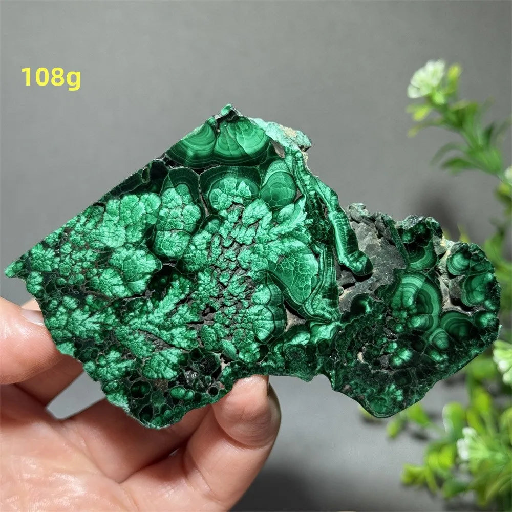 Thiên Nhiên Đá Malachite Sống Thiền Trang Trí 50cm - Daisan Mart