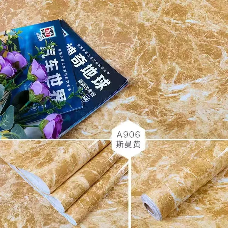 Decal Dán Bếp Chống Dầu Nước, Cải Tạo Tủ Bếp Marble - Daisan Mart