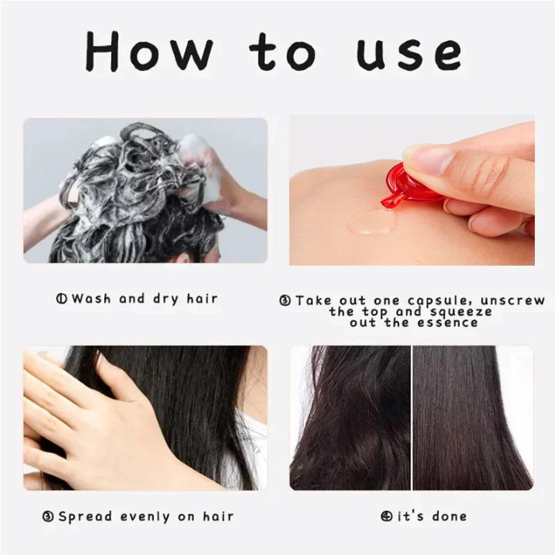 Viên Dưỡng Tóc Keratin Phục Hồi Mềm Mượt Sáng Bóng