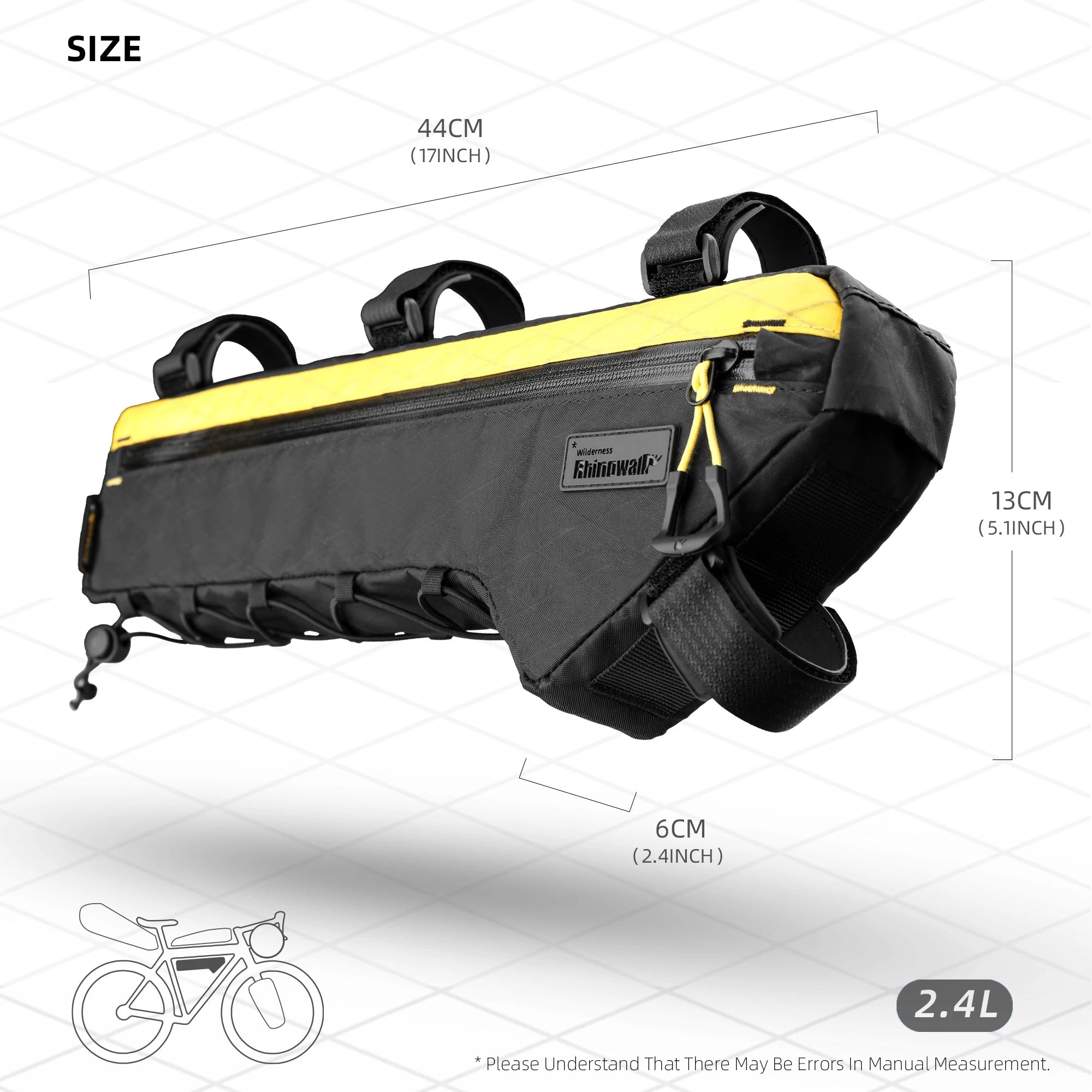 Rhinowalk 17+ Inch Waterproof Bicycle Frame Bag