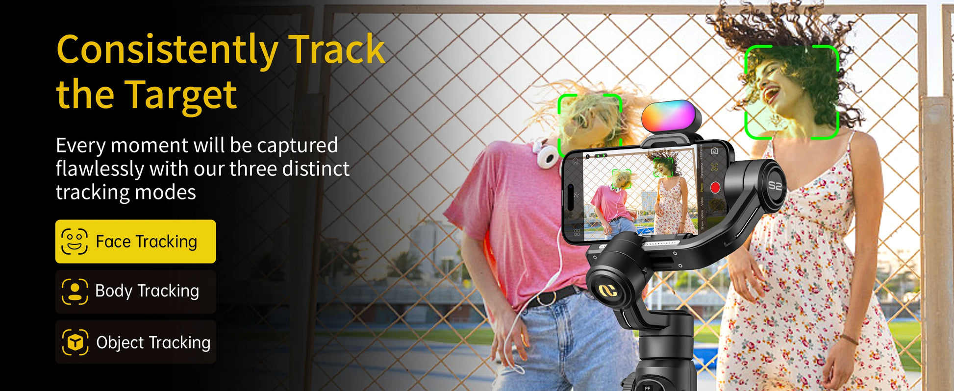 AOCHUAN Smart S2 Kit Professional 3-Axis Handheld Gimbal Stabilizer For IPhone And Android Smartphone Gimbal  Stabilizer shoot - Daisan Mart