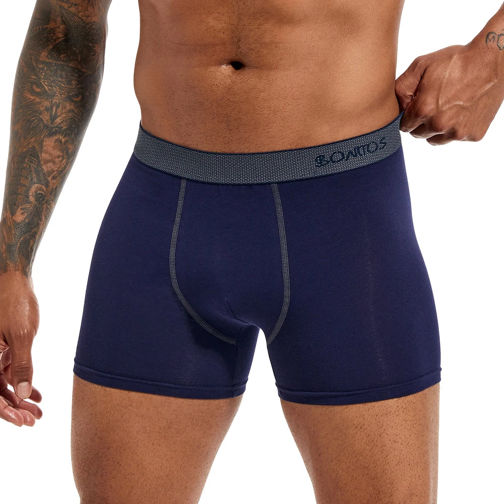 Men's Breathable Cotton Underwear - Boxer Brand