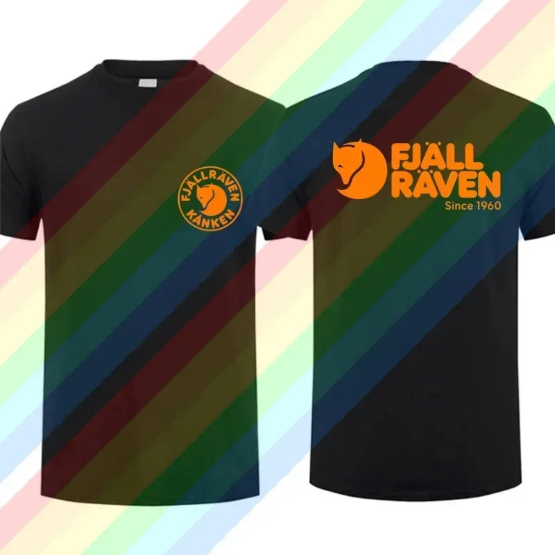 Áo Thun Nam Hè 2025 Fjallravens Fox Cotton Mát Mẻ