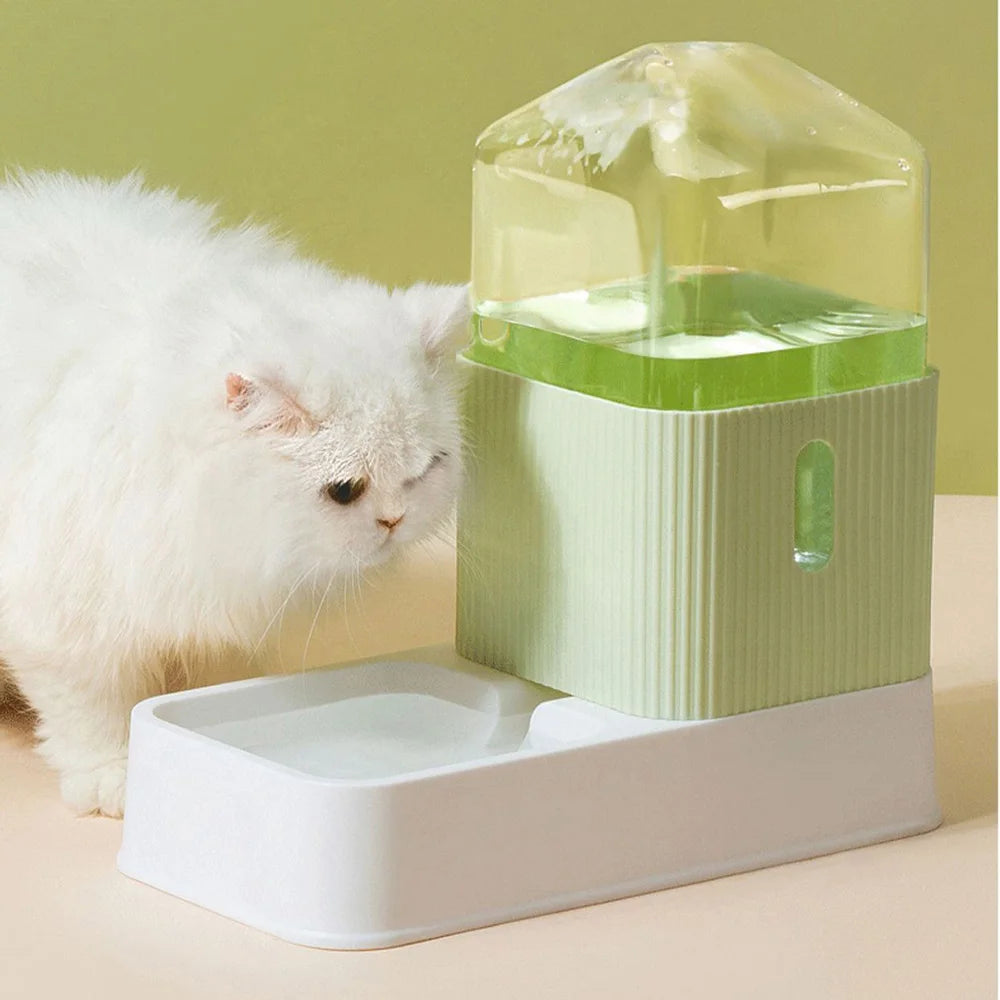 Automatic Pet Feeder 3.5L Large Capacity Pets Feeding Bowls Cat Water Dispenser Dog Food Feeder Drinking Fountain Feeding Bowl - Daisan Mart