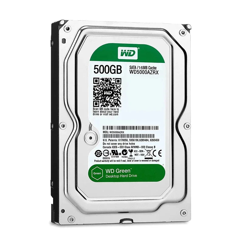 WD Green 3.5 HDD 5400RPM Hard Drive - Various capacities