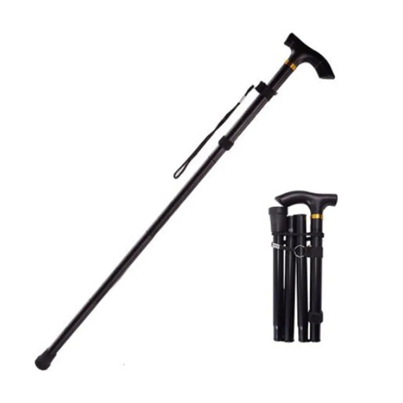 Foldable Multi-Functional Hiking Stick for the Elderly