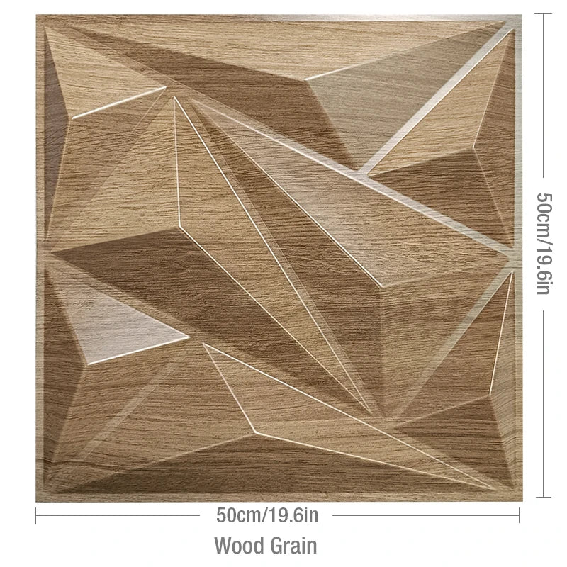 3D Diamond Decorative Art Wall Panels 30x30