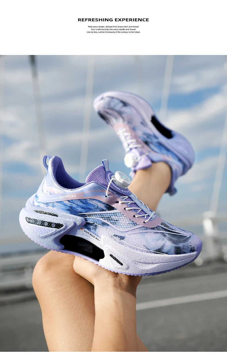 Giày Thể Thao Carbon Đệm Khí Nhẹ Chống Trượt Marathon