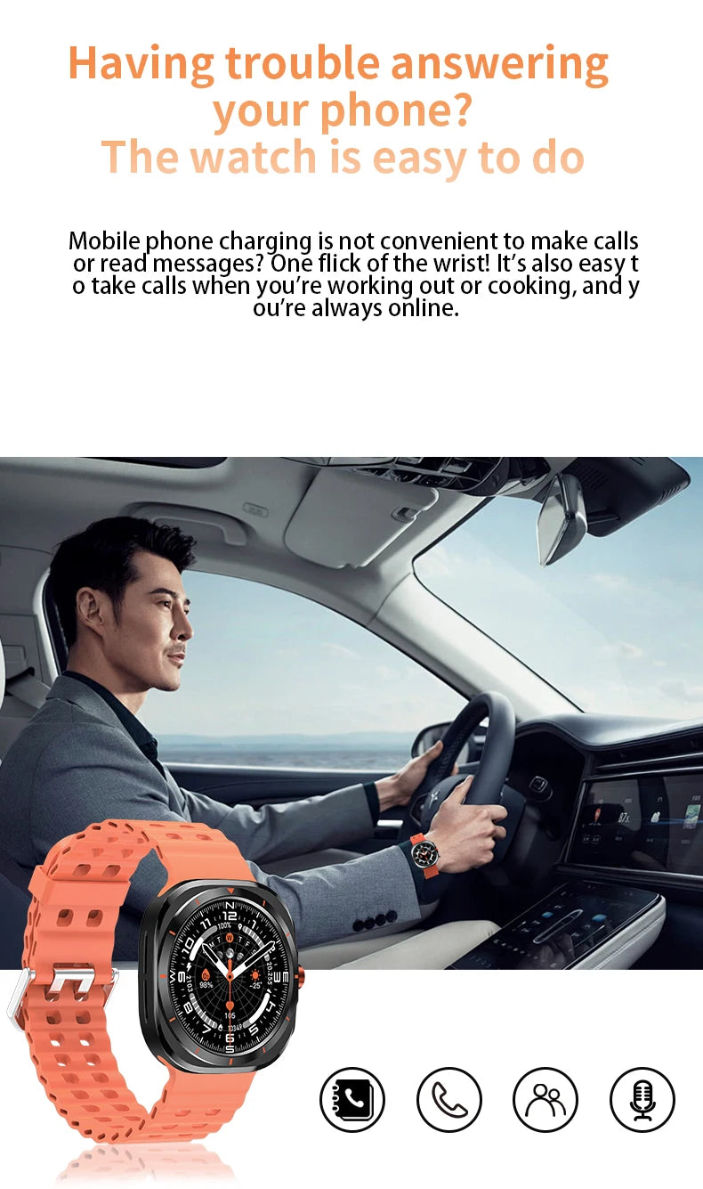 Đồng Hồ Thông Minh Nam 2025 G.L Wear - Sứ Giả Sức Khỏe