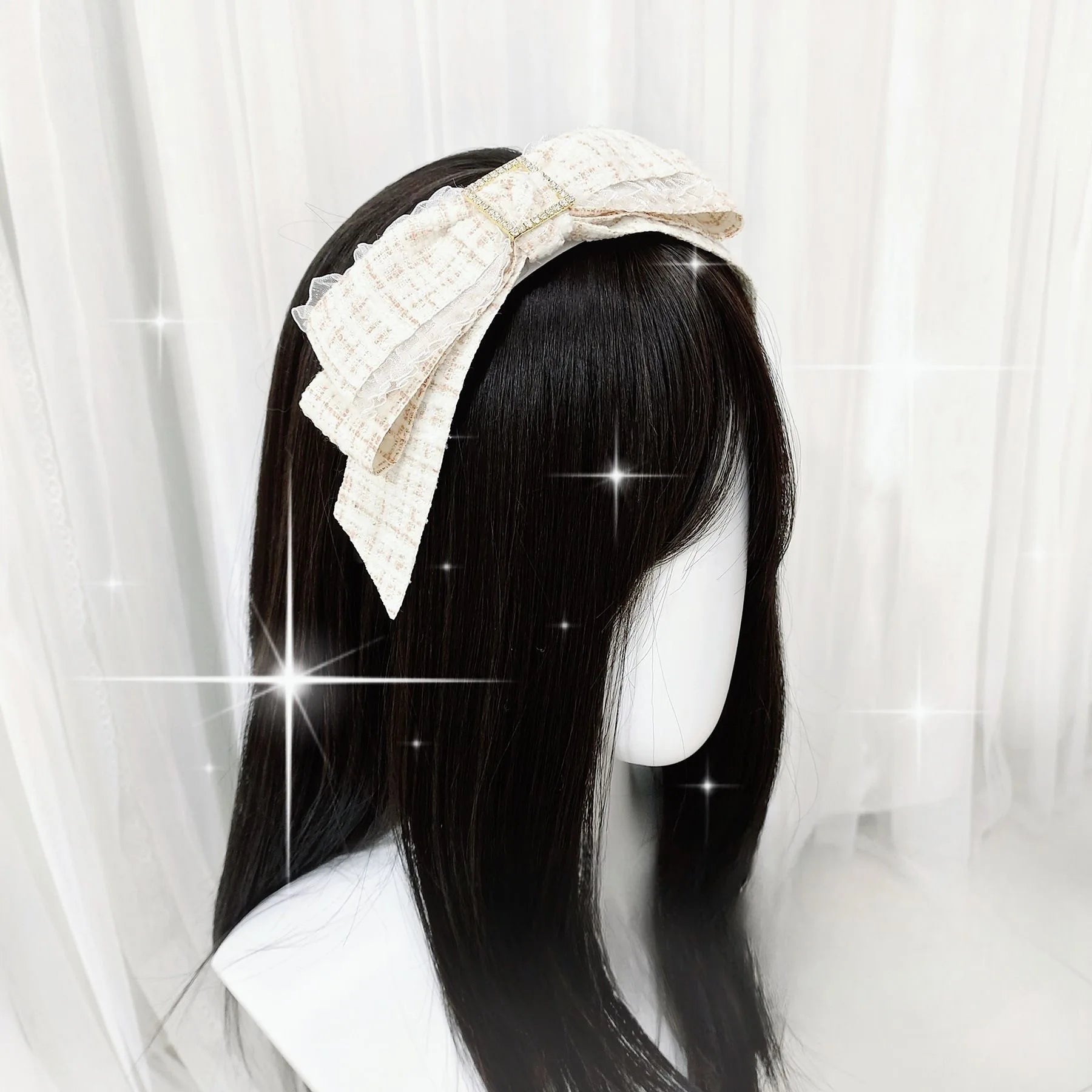 Vòng Đầu Chim Ngàn Ô - Phụ Kiện Tóc Kawaii Y2K