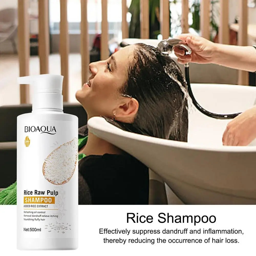 Dầu Gội Dưỡng Tóc Gạo - Dưỡng Ẩm & Phục Hồi Tóc Yếu