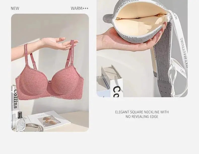 6cm Push Up Bra Without Underwire Ultra Thin For Small Breasts