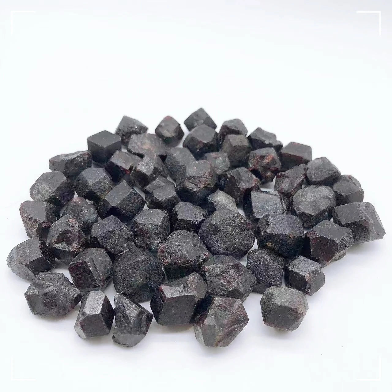 ###Red Garnet Stone - Energy Decorative Crystal