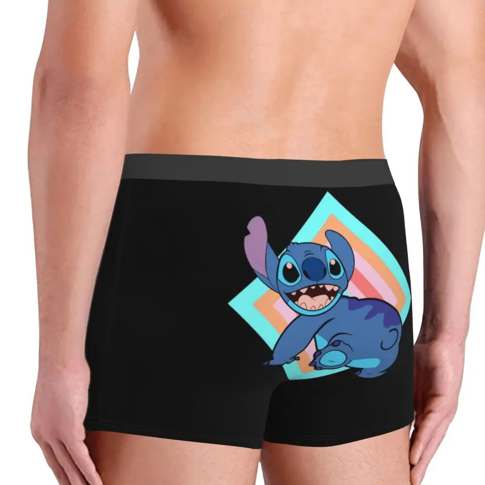 Quần Sịp Nam Lilo Stitch Thoải Mái Phong Cách Anime