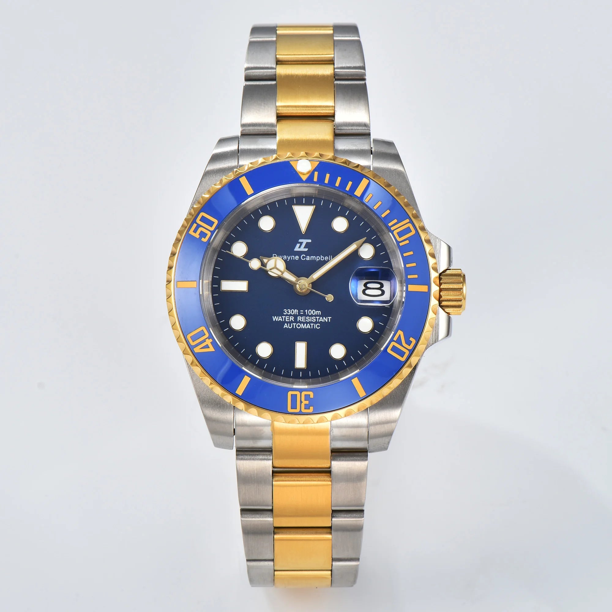 Đồng hồ cơ 40.5mm NH35, kính sapphire chống nước