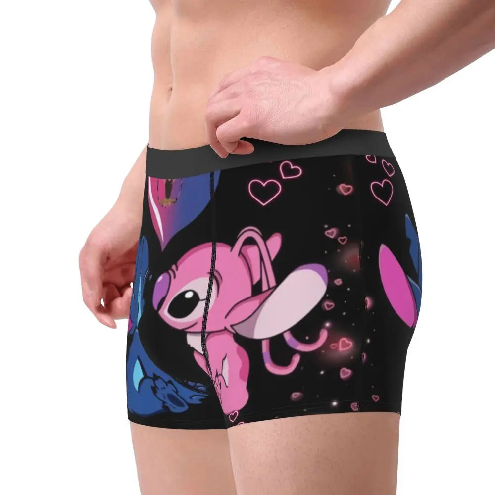 Quần Sịp Nam Lilo Stitch Thoải Mái Phong Cách Anime