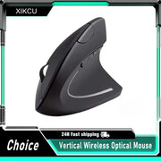 Vertical Mouse Ergonomic 2.4GHz Wireless Optical Mice 3 Adjustable DPI 800/1200/1600 6 Buttons for Laptop PC Computer Desktop