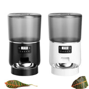 Pet Feeder Automatic Quantitative 4L Grain Storage Bucket Electric Intelligent Feeding Integrated Cat and Dog Feeding Machine - Daisan Mart