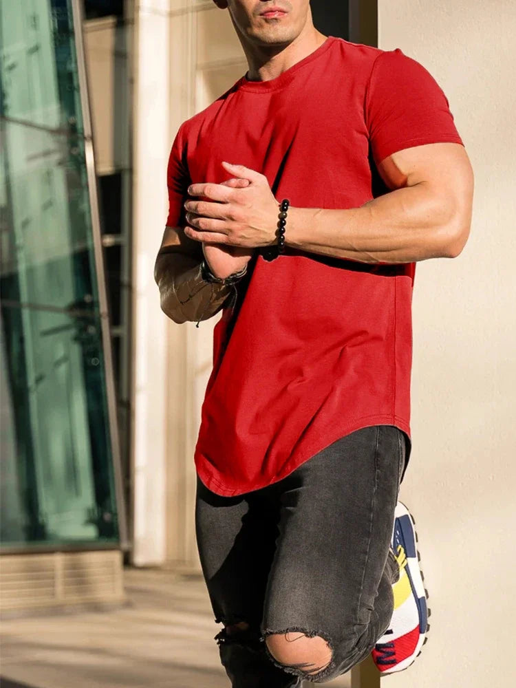 Áo Thun Thể Thao Nam Tập Gym Cotton Cao Cấp Mùa Hè - Daisan Mart