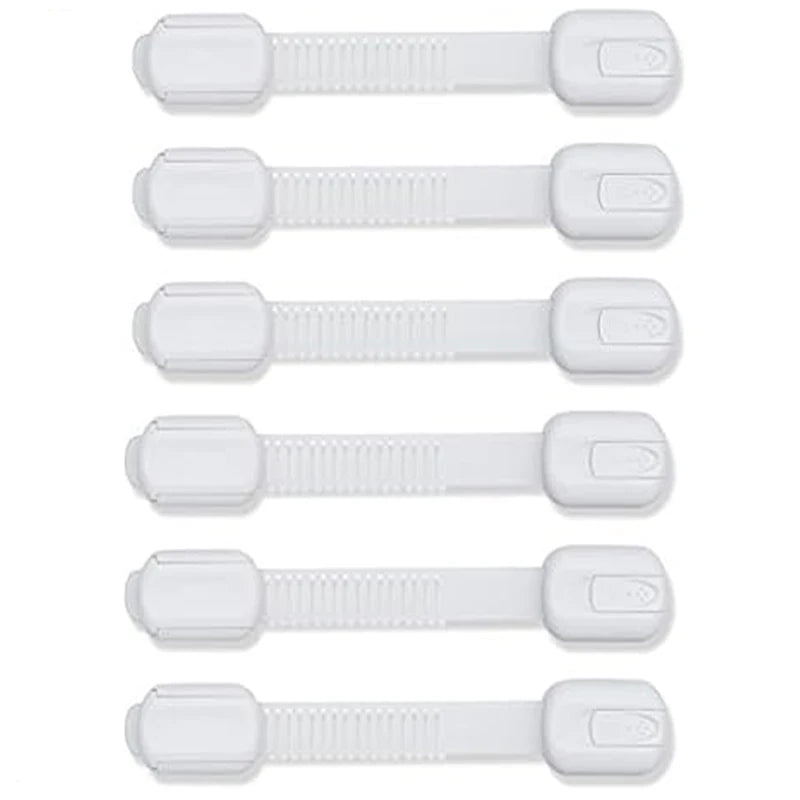 6/10 Pcs of Children's Safety Locks, Suitable For Cabinets, Drawers, Cabinets, Ovens, Refrigerators, Closet Seats, Doors And Win