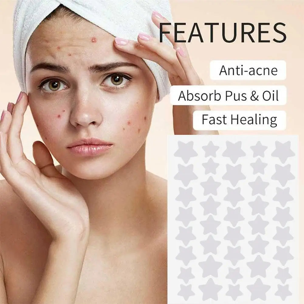7PS Color Invisible Acne Removal Star Pimple Patch Facial Acne Spot Cover Concealer Invisible Color Patch Spot Scar Care Sticker - Daisan Mart
