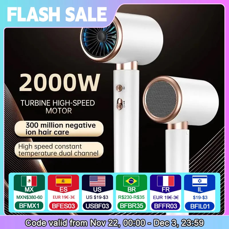 Quiet High Speed ​​Hair Dryer For Home Salon