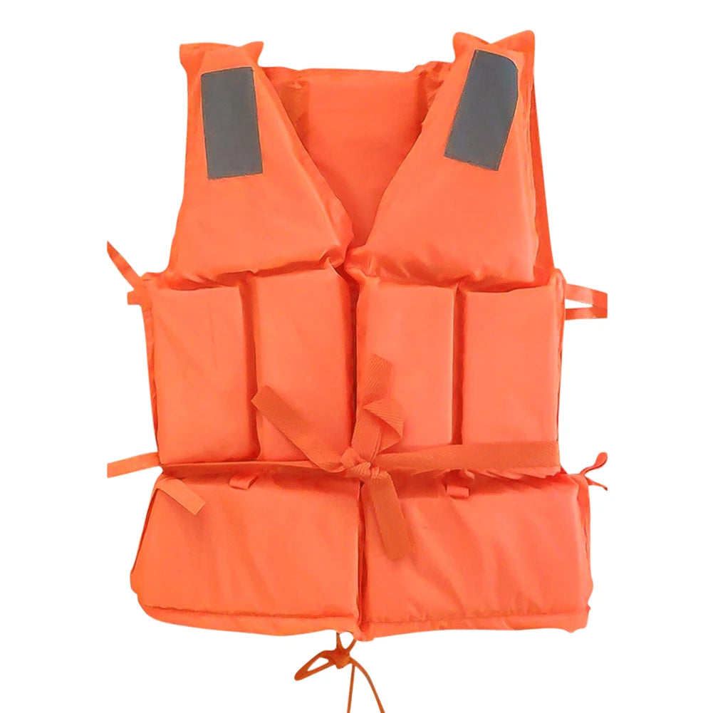 Fishing Life Jacket Survival Suit Water Buoyancy Jacket for Adult with Whistle Water Sports for Skiing Driving