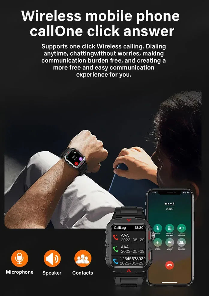 Đồng Hồ Thông Minh GPS 2025 Màn 1.71 Gọi Điện HD