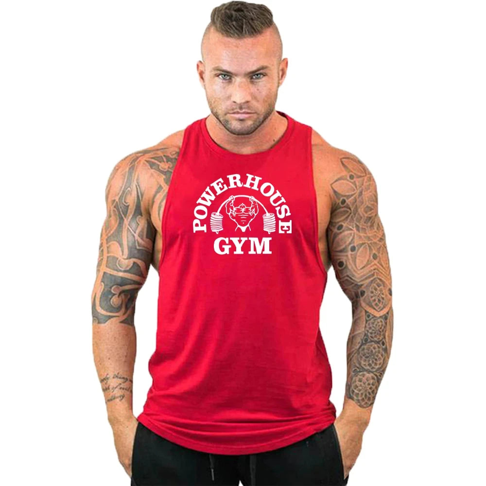 Men's Gym Shirt - Muscle Bodybuilding Tanktop