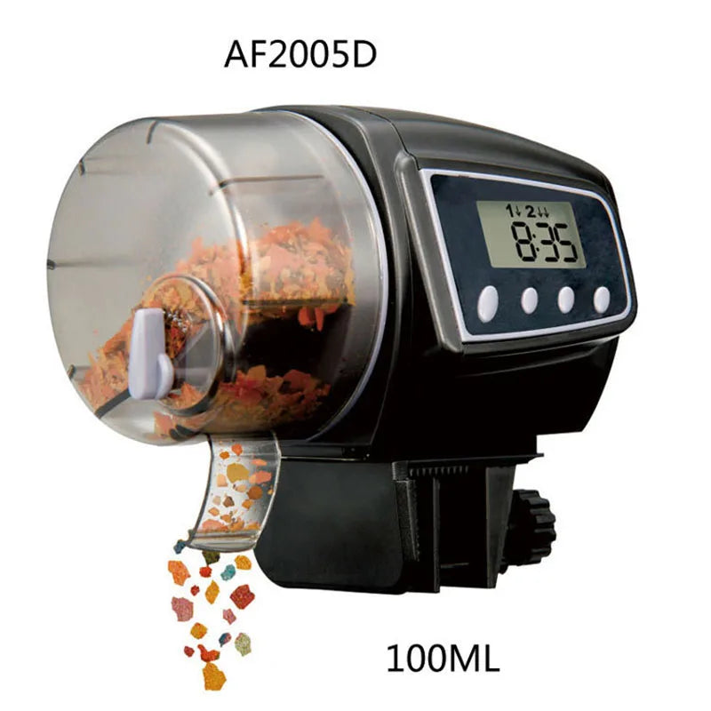 Automatic Fish Feeder for Aquarium Fish Tank Auto Feeder with Timer Pet Feeding Dispenser Fish Shrimp Betta Goldfish Food Feeder - Daisan Mart