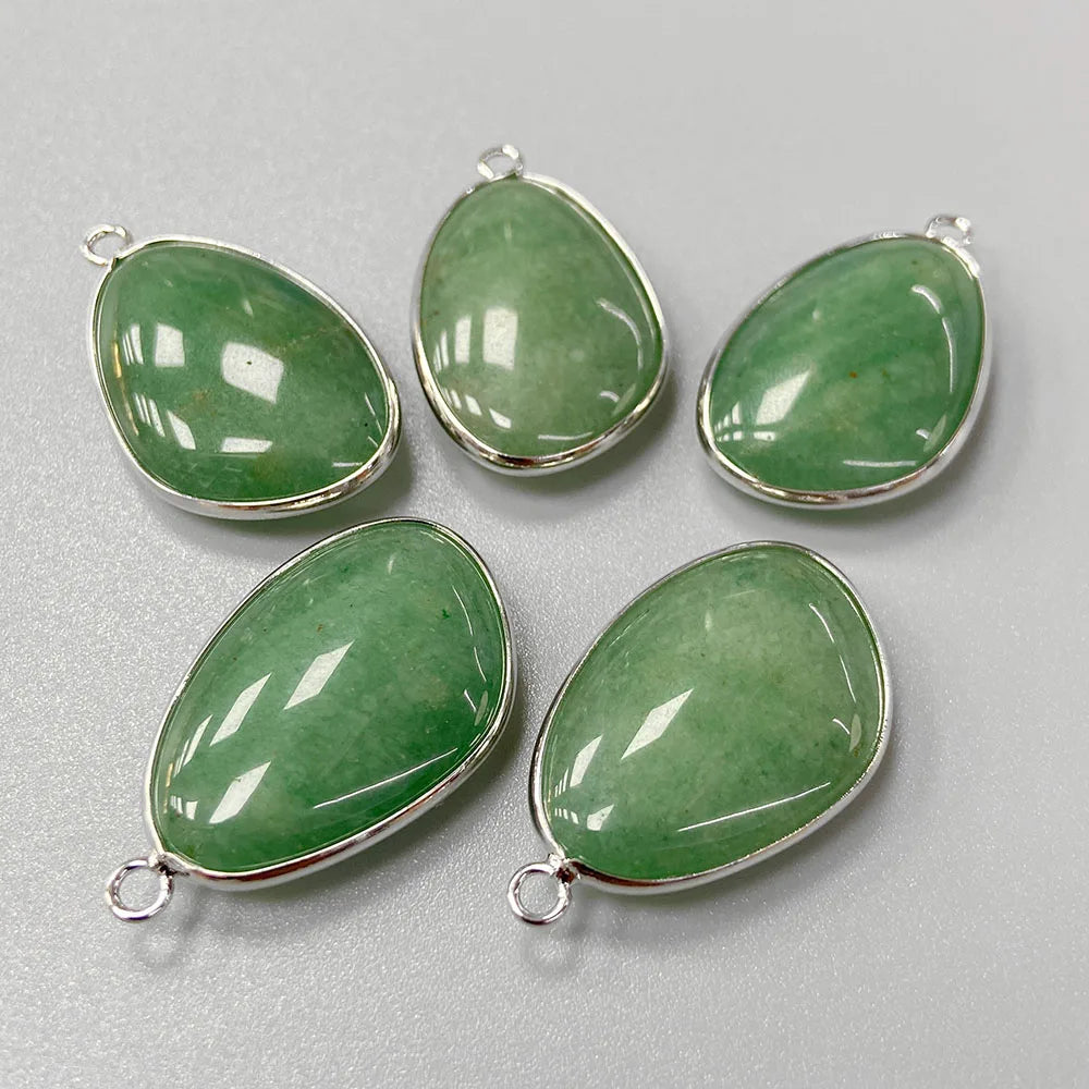 20x30mm Lapis Quartz Natural Stone Pendant DIY