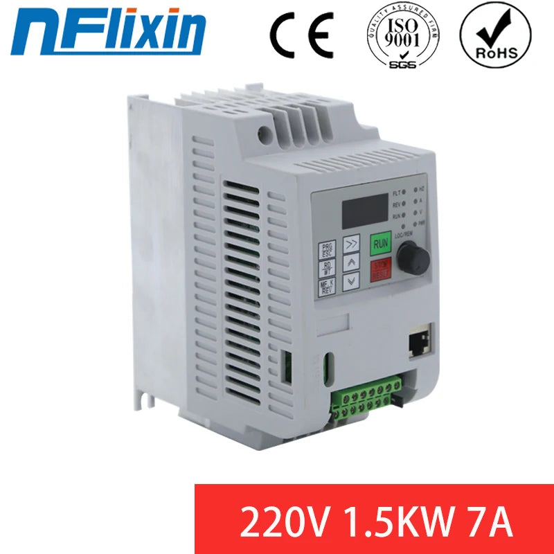 Biến tần 9600D 1.5kW 1 pha 220V sang 3 pha 220V - Daisan Mart