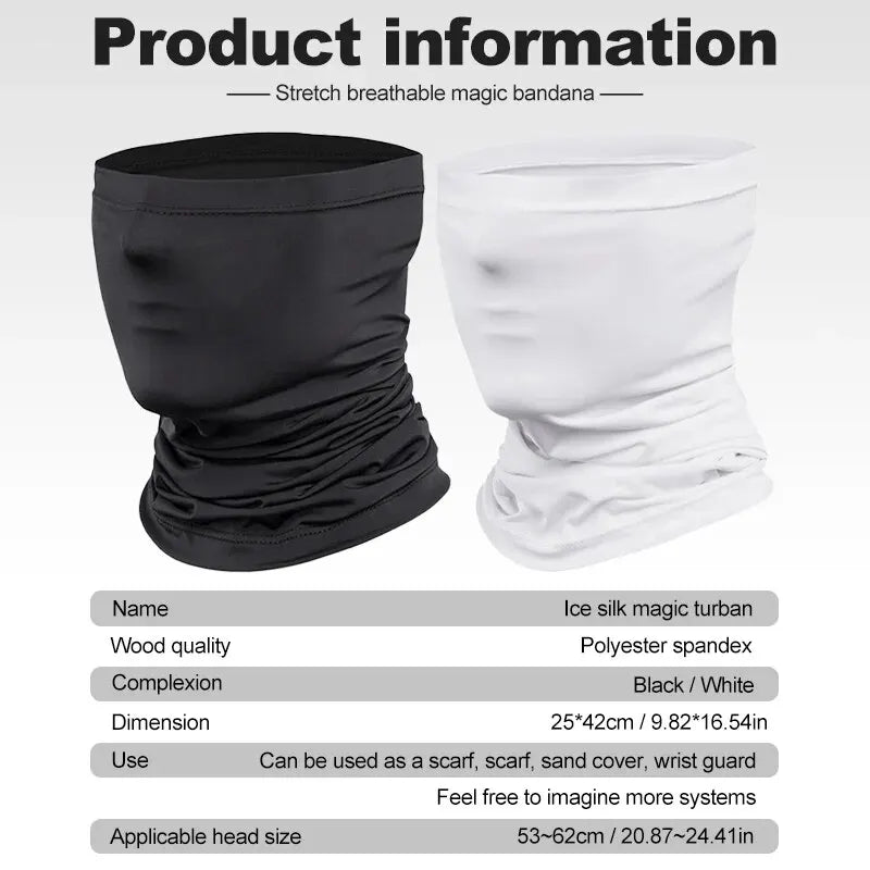 Summer Breathable Sun Protection Sports Neck Scarf