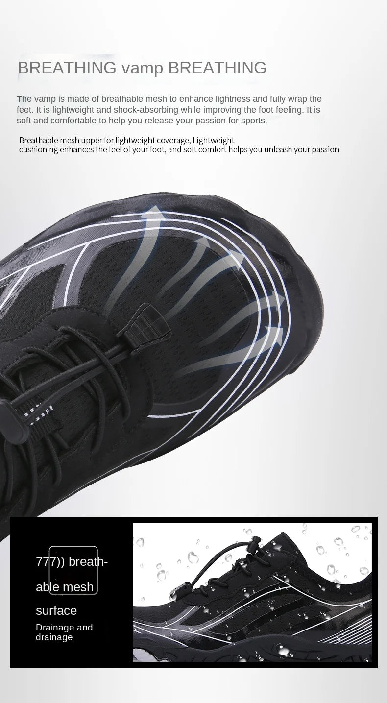 Multi-function Men's and Women's Sports 5-Finger Wading Shoes