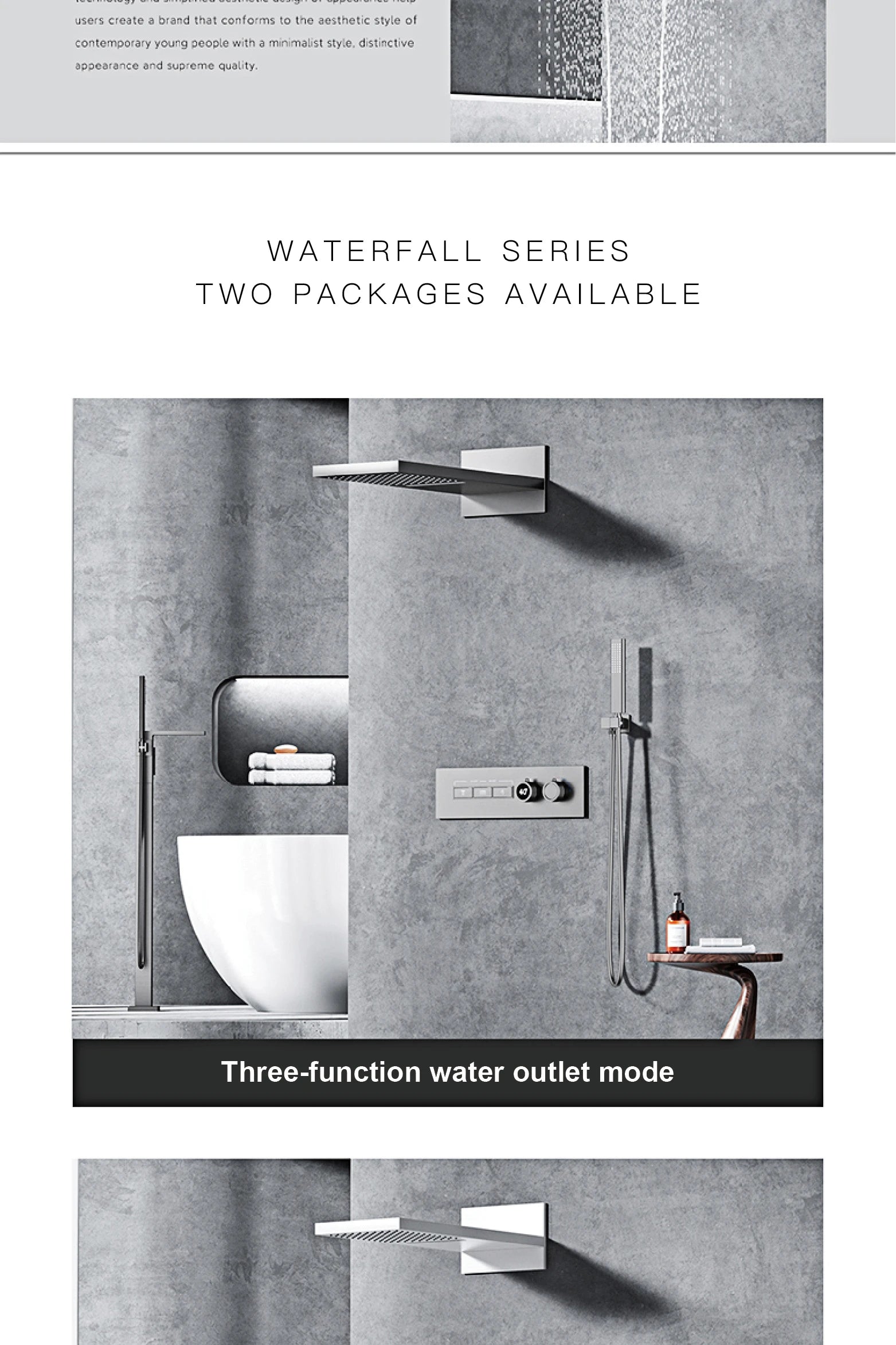 Vòi Sen Đen Cao Cấp LED Hiển Thị Số 4 Chức Năng