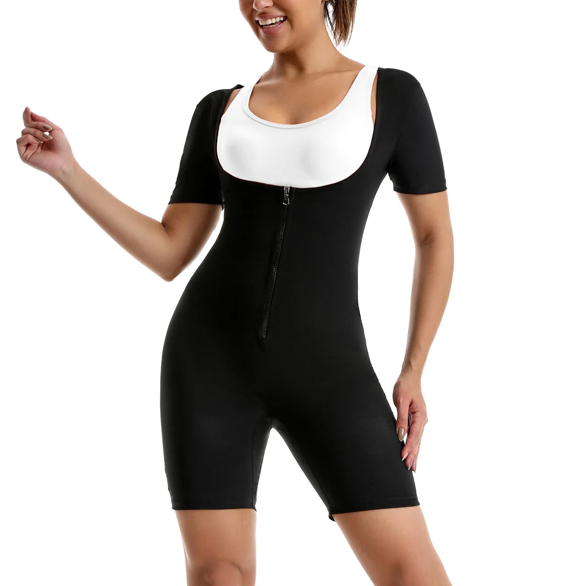 Naisstoo Sauna Suit Women for Weight Loss Fat Burning Full Body Sweat Vest Slimming Waist Trainer Body Shaper - Daisan Mart