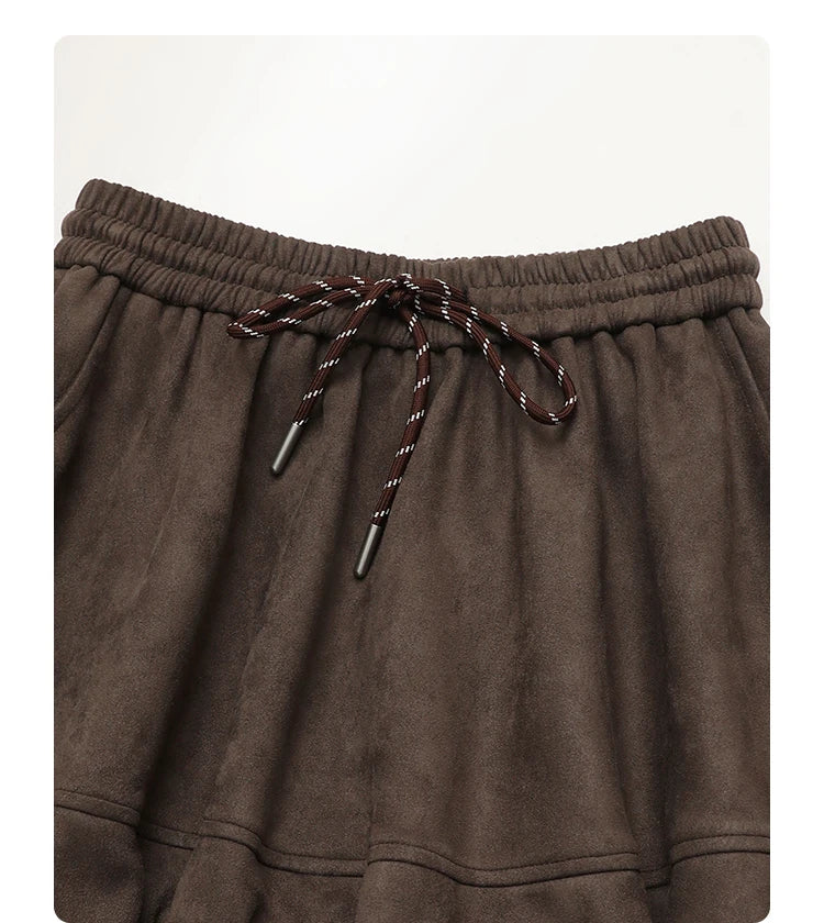 Chân Váy Nữ CHIC VEN Dáng Chữ A Hoa Retro Xuân Thu