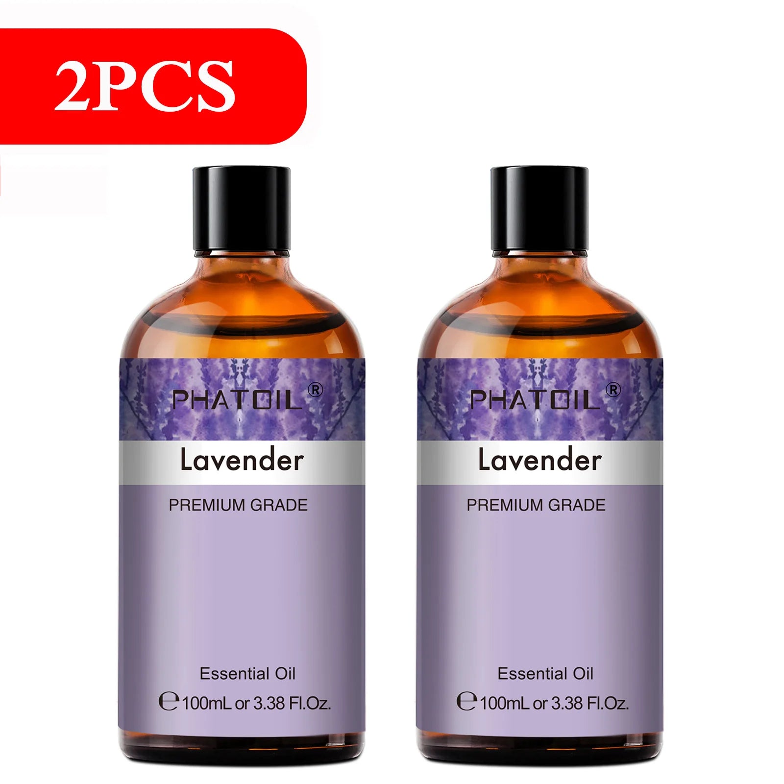PHATOIL 100ML Eucalyptus Rose Essential Oils Lavender Indian Sandalwood Bergamot Cinnamon Lemongrass Essential Oils For Skin - Daisan Mart