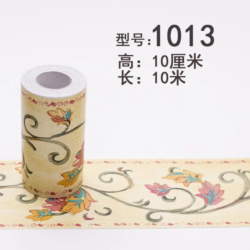 Waterproof PVC Wall Panels Self-Adhesive Skirting Board - Bathroom Safe Tile Border Sticker for Shower Corner Guard