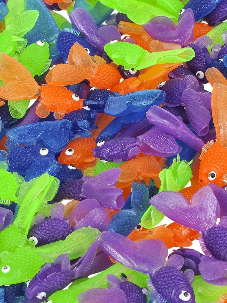 Simulated Goldfish/Gemstone Plastic Summer Pool Decoration Fishing Accessory Diving Prop Entertainment Water Play Equipment TMZ