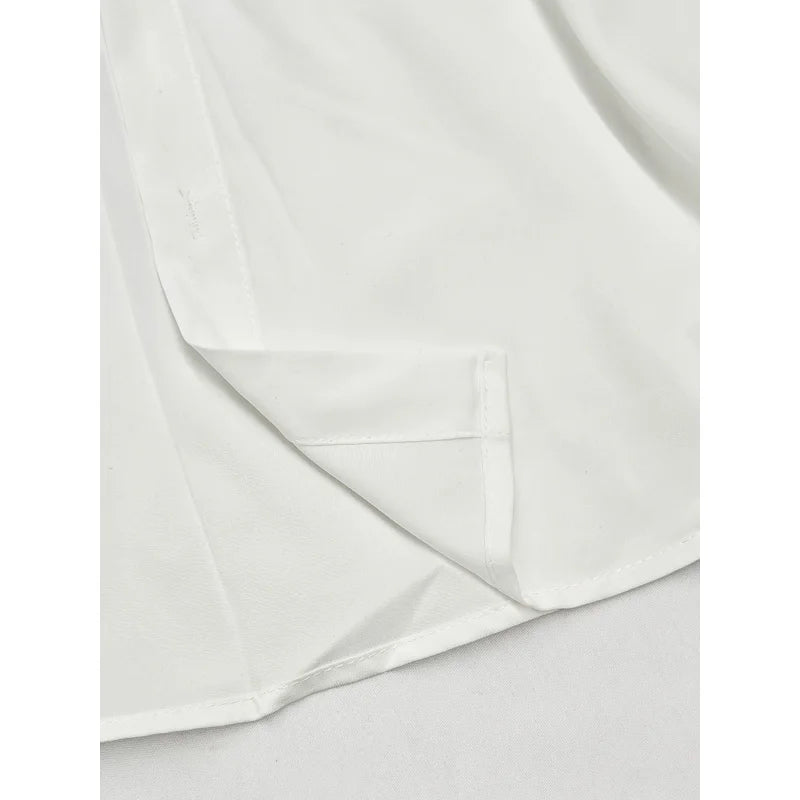 Áo Sơ Mi Nam Cổ Đứng Lịch Lãm Hè Công Sở Cao Cấp