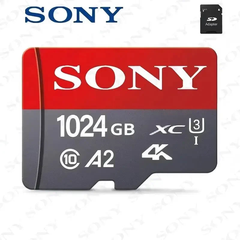 Sony 1TB-64GB Micro SD Memory Card Class 10 Speed