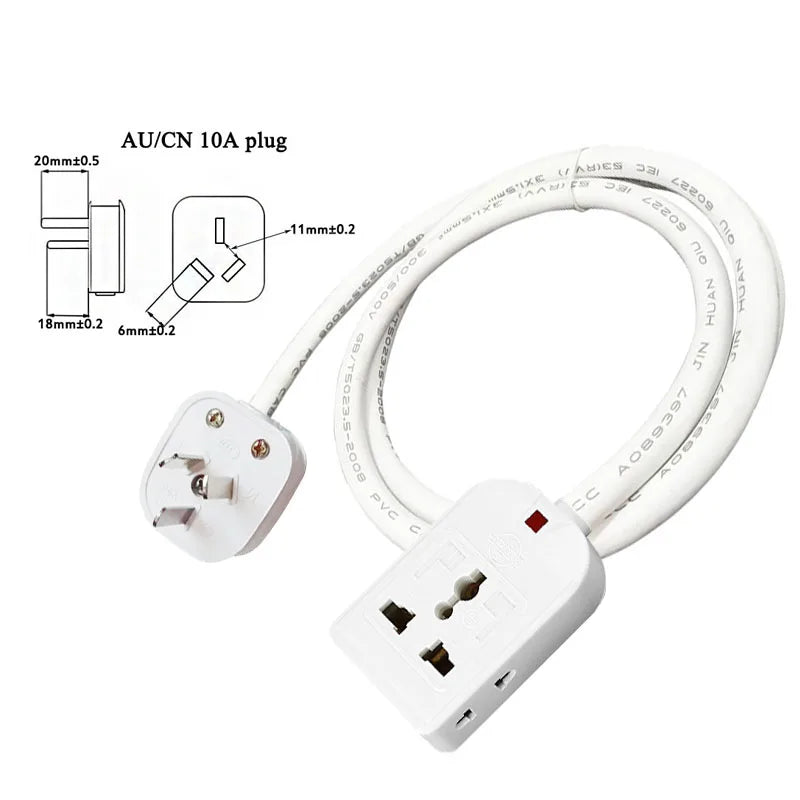 Ổ Điện Đa Năng 7 Lỗ - Dây Dài Tùy Chọn
